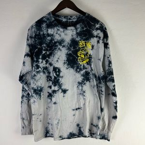 Tie Dye Tee Face Fear Size Medium